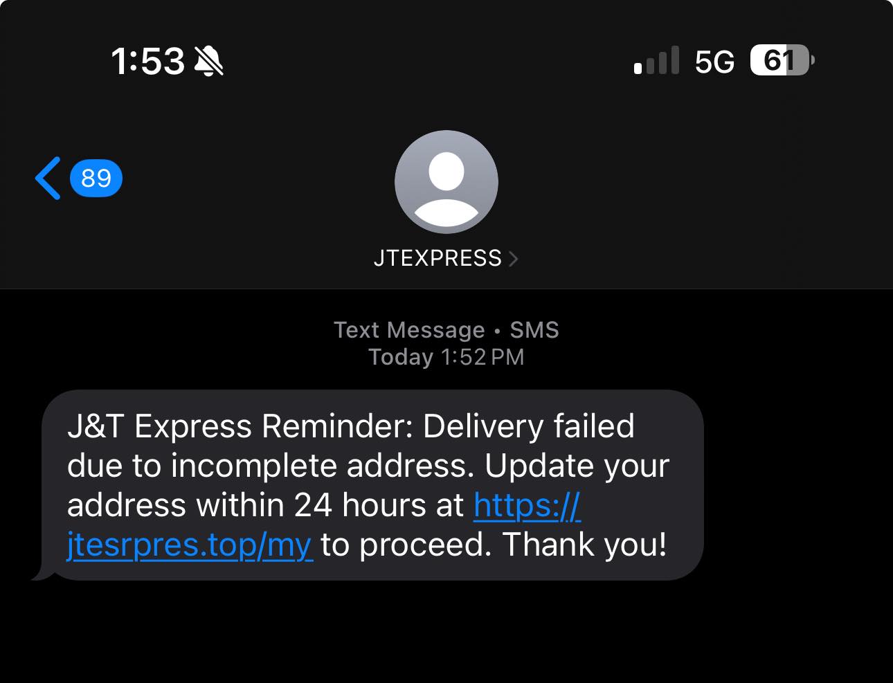 SoyaCincau.com - Beware of courier scam messages. Below is... | Facebook
