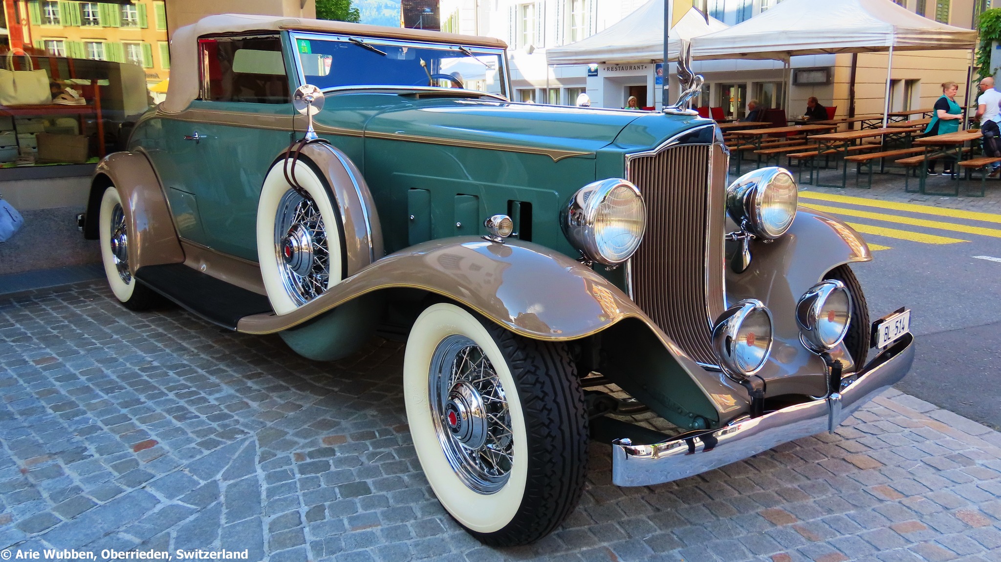 1932 Packard Eight Oldtimer in Sarnen, Switzerland. #ariewubben