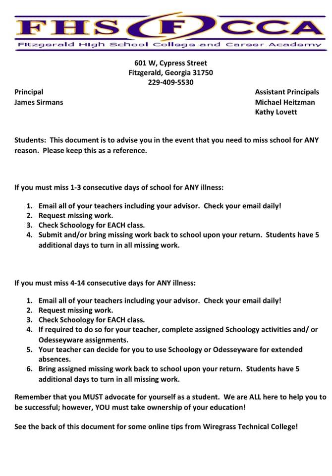 FHSCCA... - Fitzgerald High School College and Career Academy | Facebook
