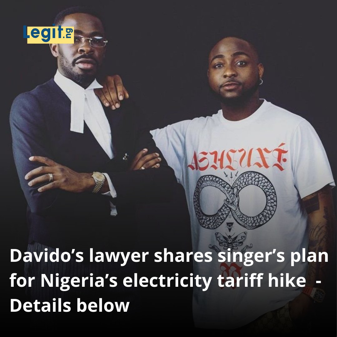 Legit.ng - Davido’s lawyer shared a private message the singer sent him ...