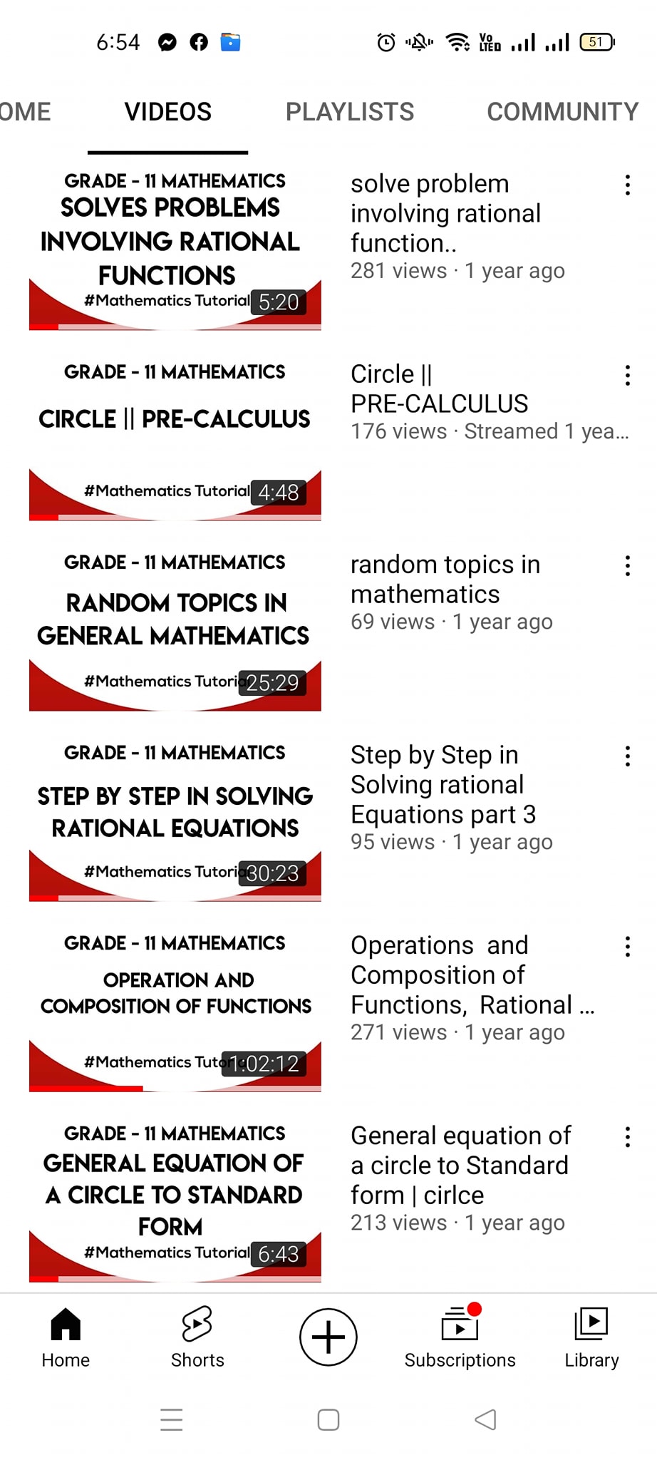 For STEM, ABM, GAS, HUMSS, AND... - Mathematics Tutorial