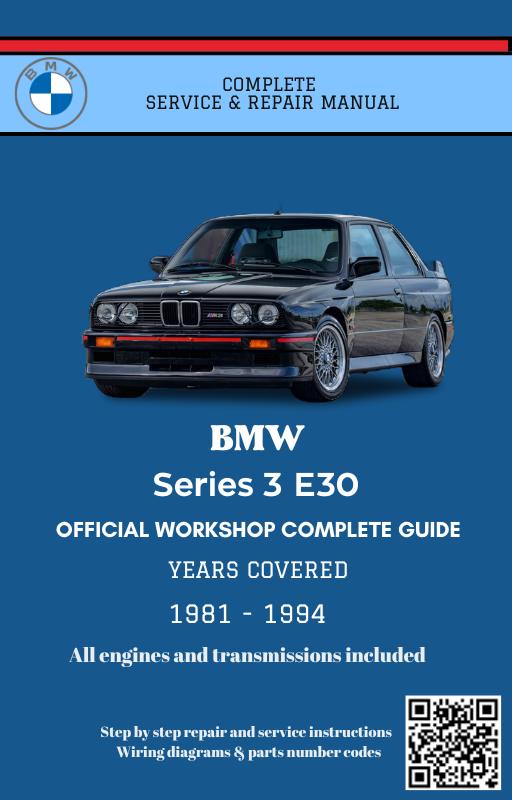 E30 Factory Service Manual PDF download link