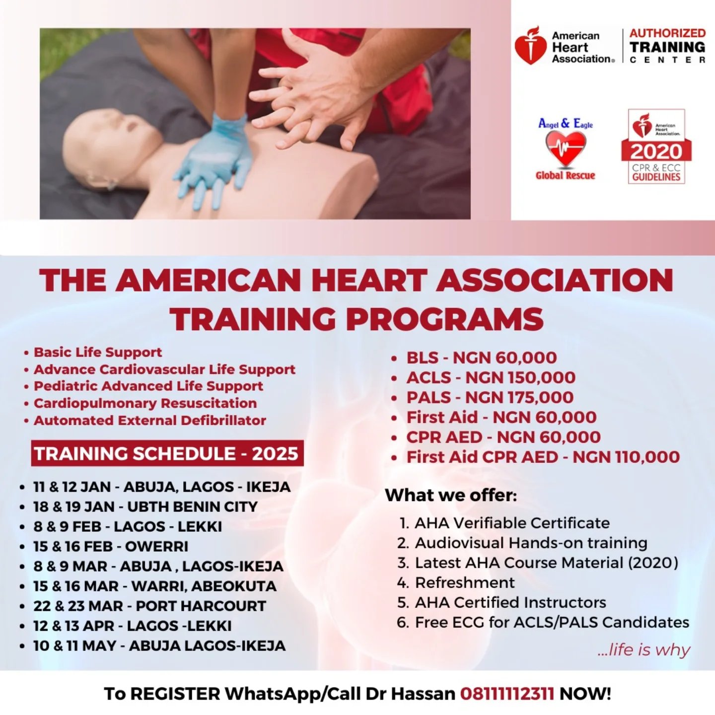 Angel - *🎯AHA 2025 Training Schedules is Out- Register NOW!!!* *‼AHA ...