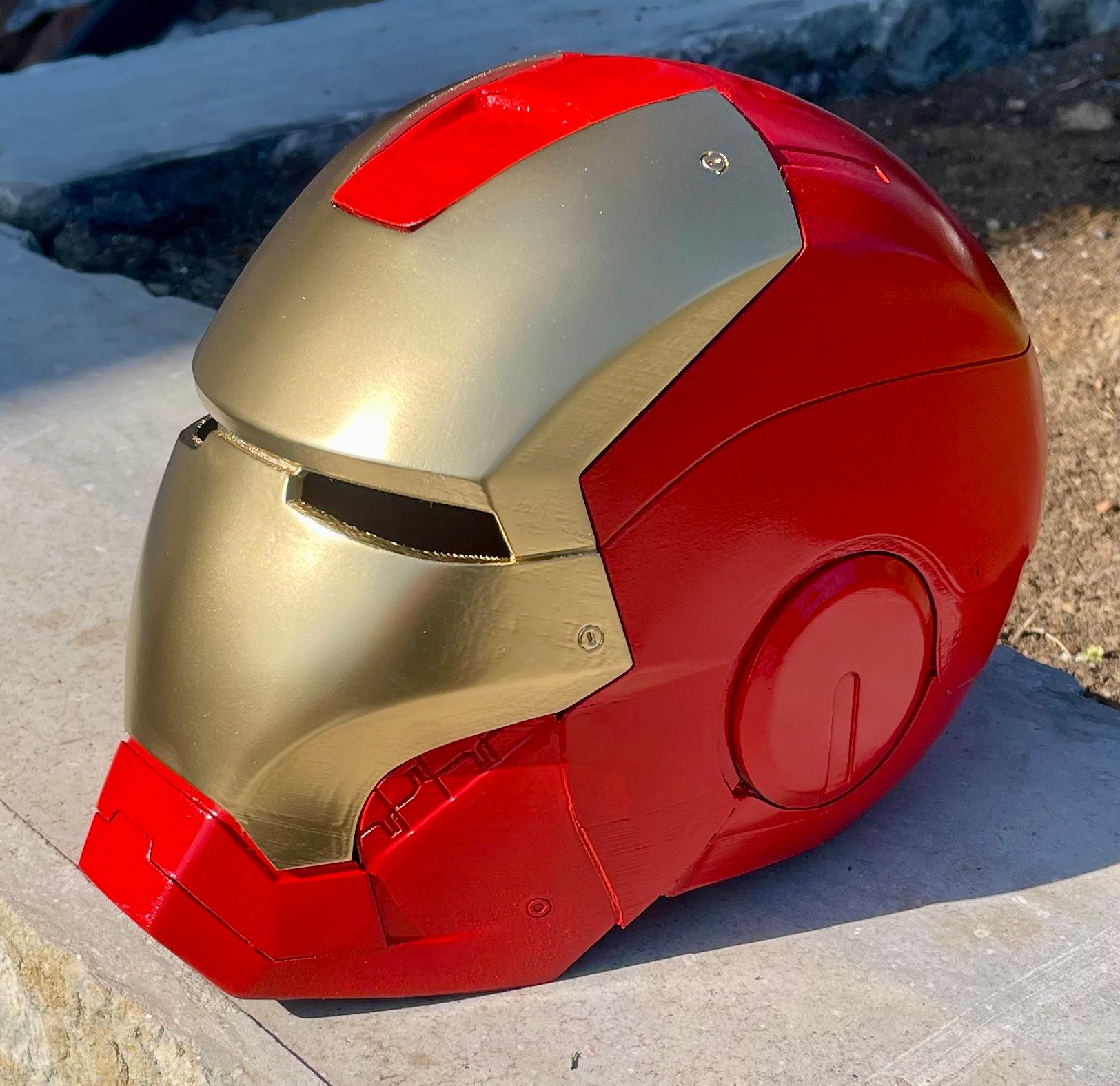 iron man helmet ender 3 MK3  Nikko Industries How to make an Ironman