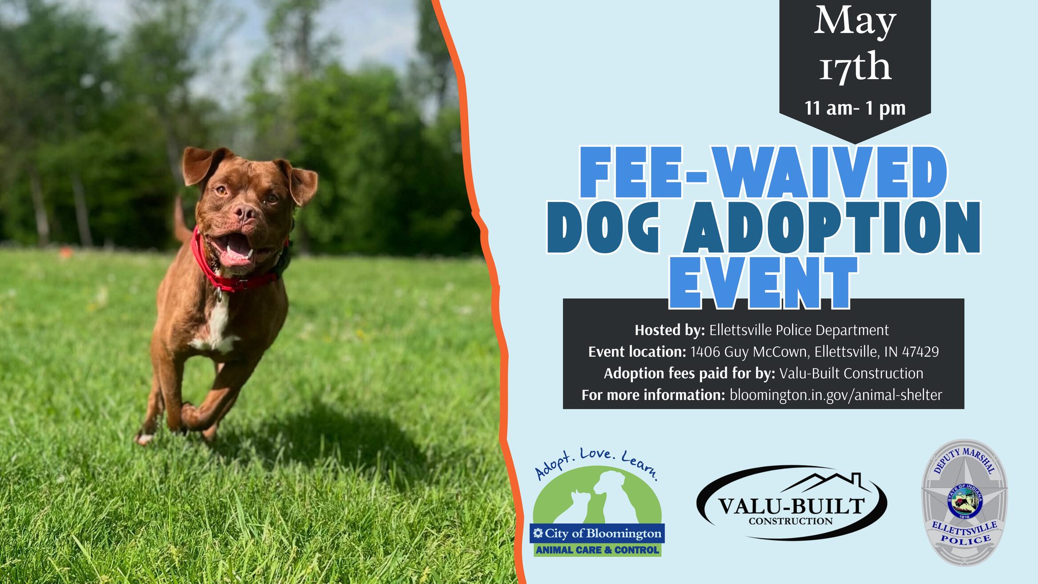 Fee Waived Dog Adoption Event