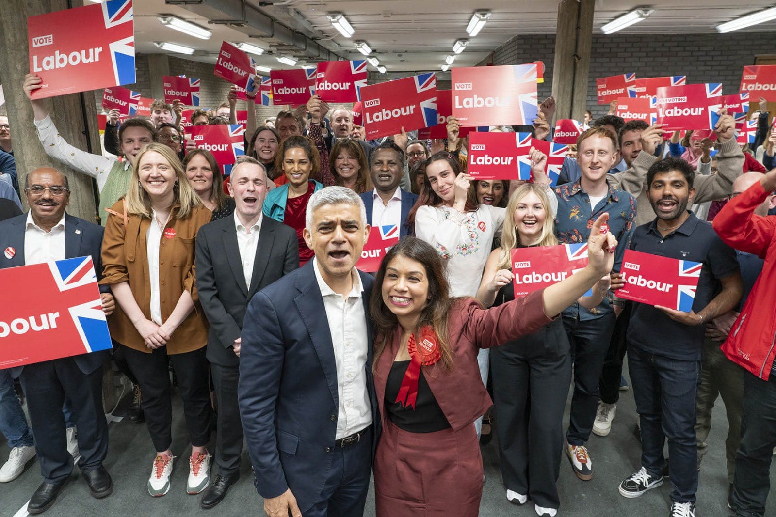 Sadiq Khan - Great to join my friend Tulip Siddiq - MP to...