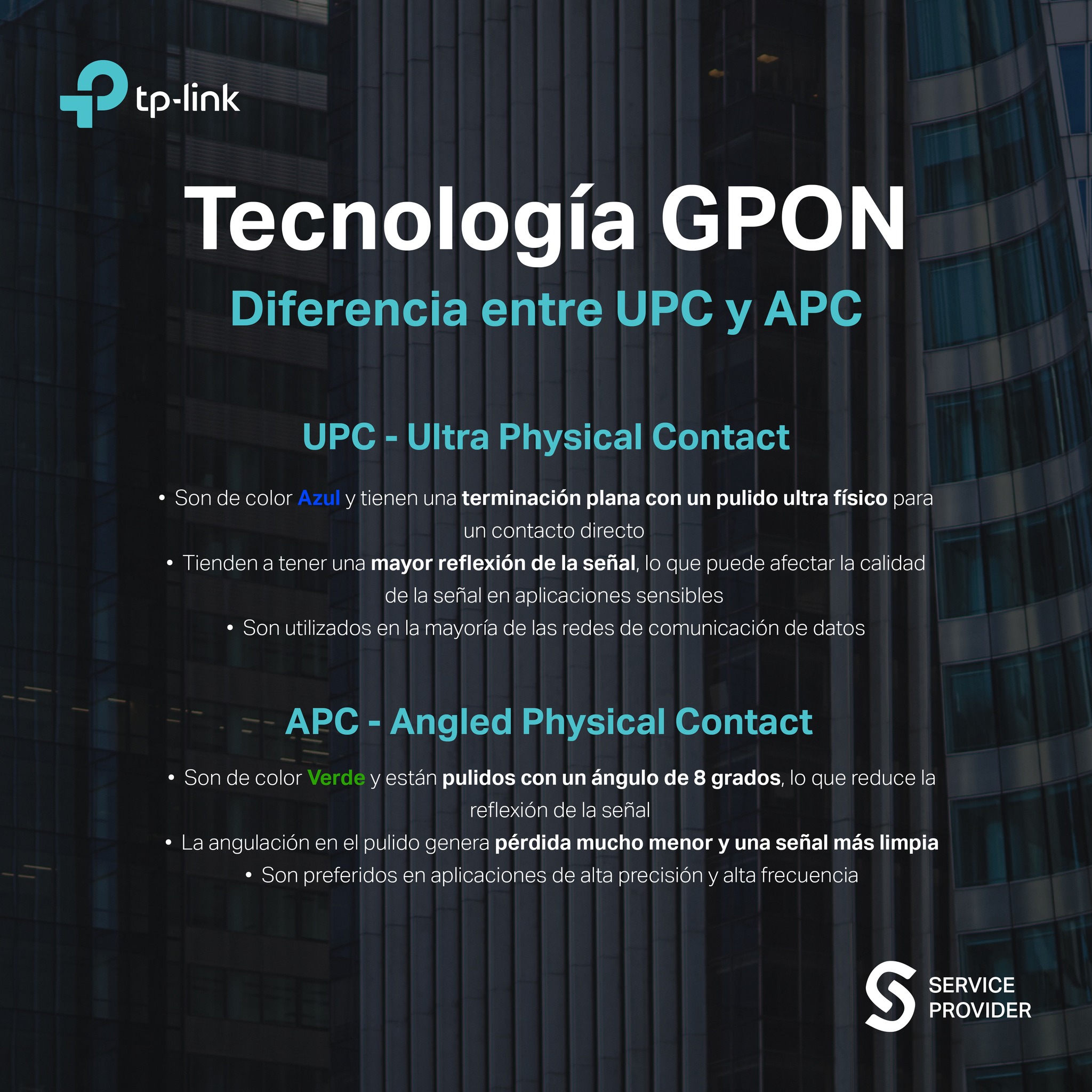 TP-Link - 🔌 ¿UPC o APC? 🤔 En tecnología GPON, la diferencia es clave ...