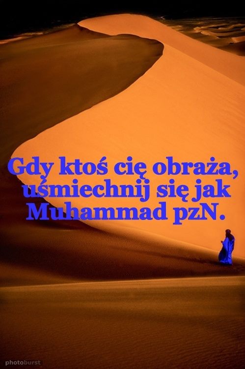 Stowarzyszenie - Pewnego dnia Prorok Muhammad pzN szedł w samo południe ...