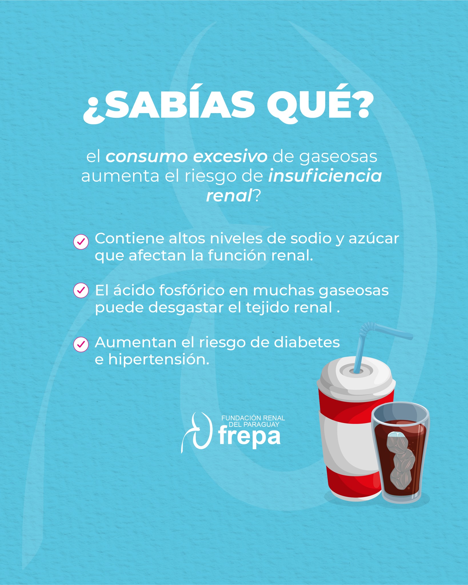 📌 5 hábitos para cuidar tus... - Fundacion Renal del Paraguay | Facebook