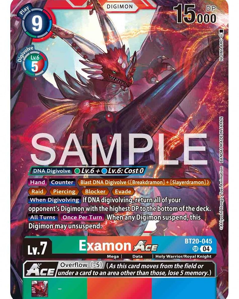 digimon card game examon - EX-03 - Theme Draconic Roar - this Digimon may unsuspend. Digimon Card Examon ACE BT20-045