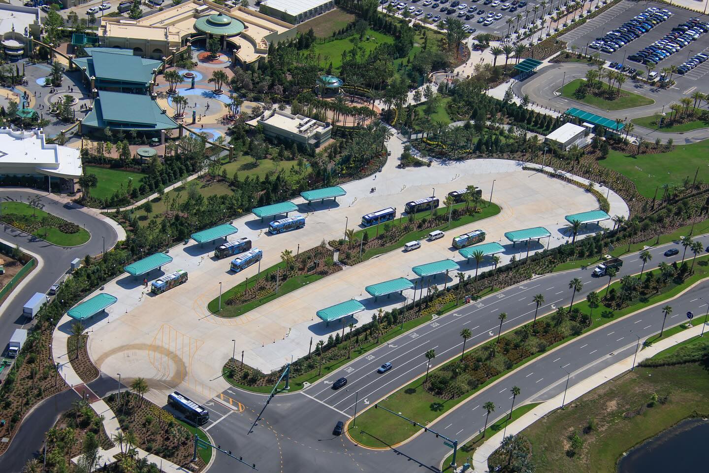 Universally - Here’s an aerial photo by Bioreconstruct of the bus loop ...