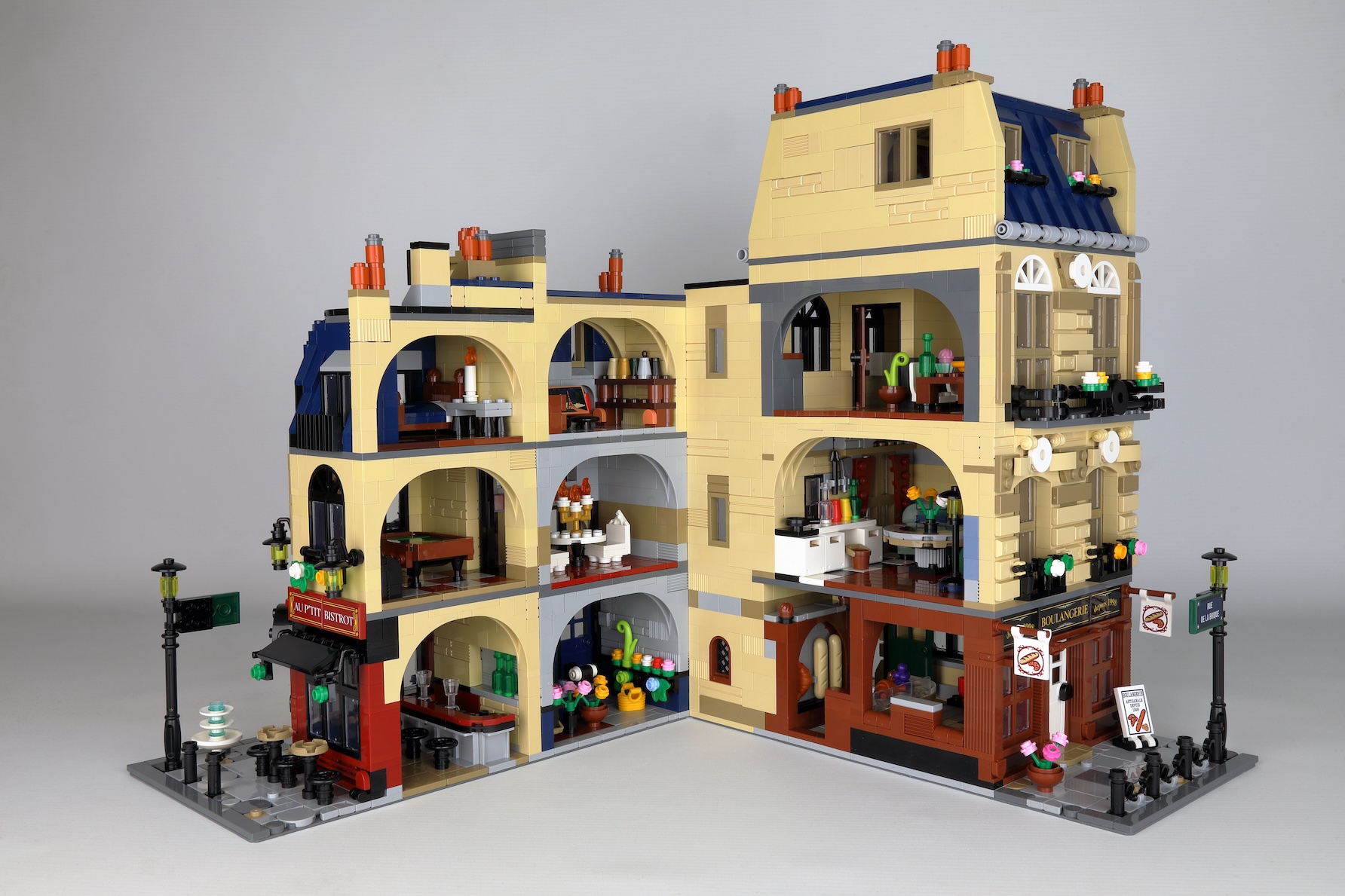 We finished redesigning the 910032 Parisian Street into a corner 