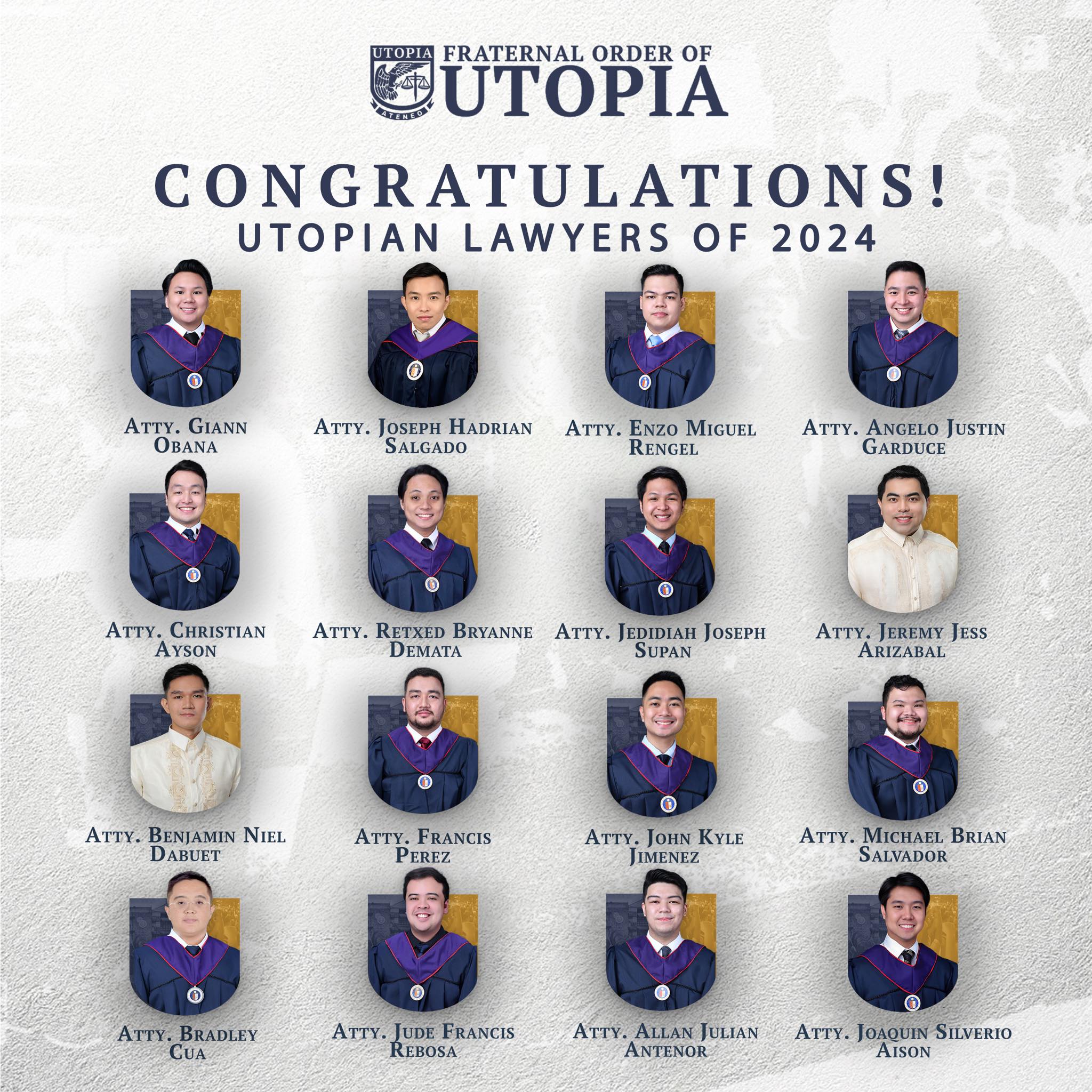 Fraternal - The Fraternal Order of Utopia proudly congratulates the ...