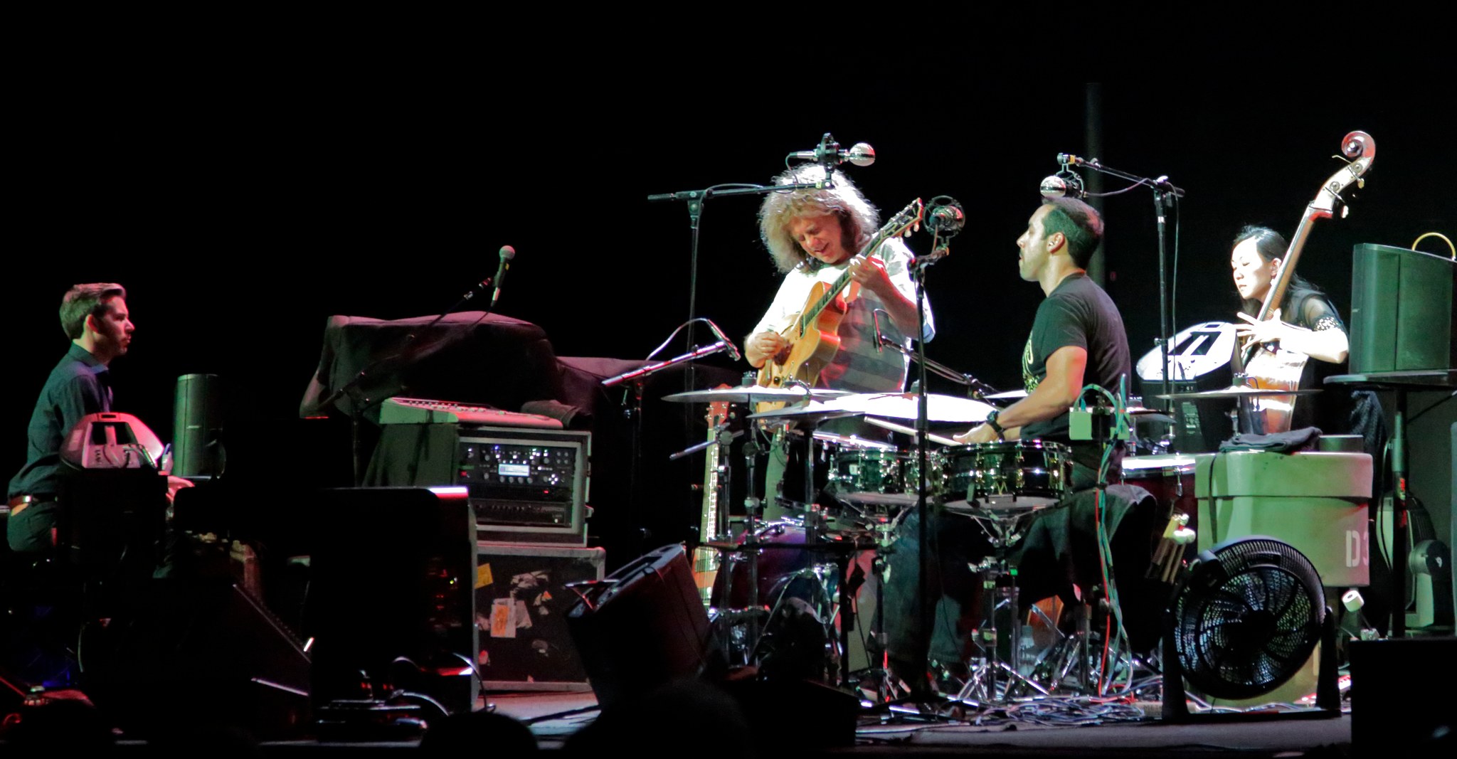 Pat Metheny Group in the 80s, photo by Shigeru Uchiyama