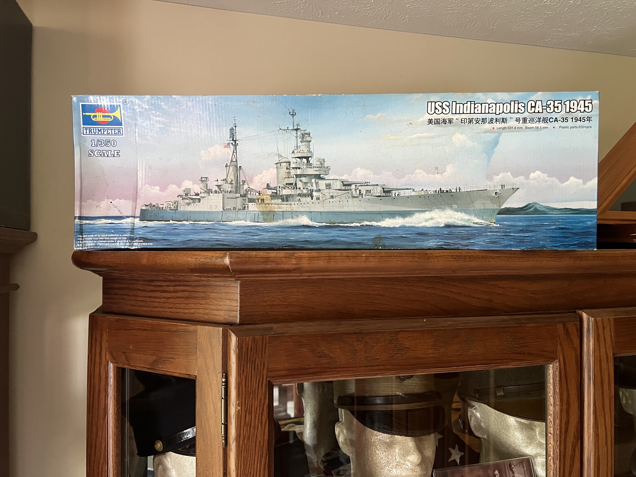 Advice for Trumpeter 1/350 USS Indianapolis model kit?