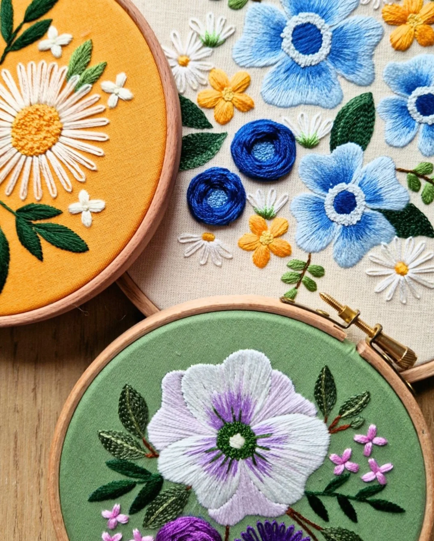 What flower to embroider next in Ebony and Ivory collection?