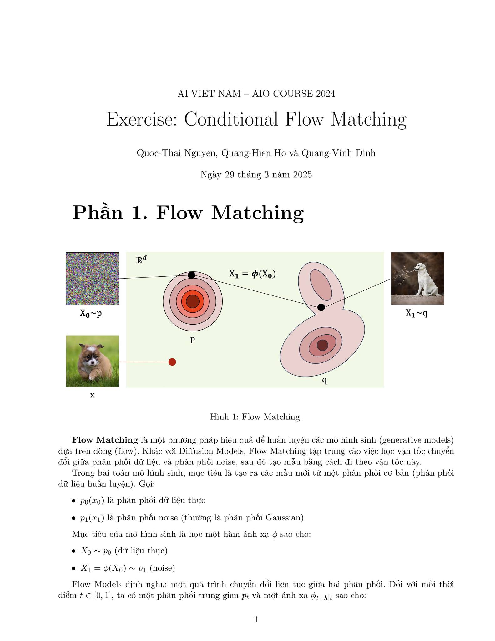 AI VIET NAM - Bài tập về Conditional Flow Matching - Ad... | Facebook