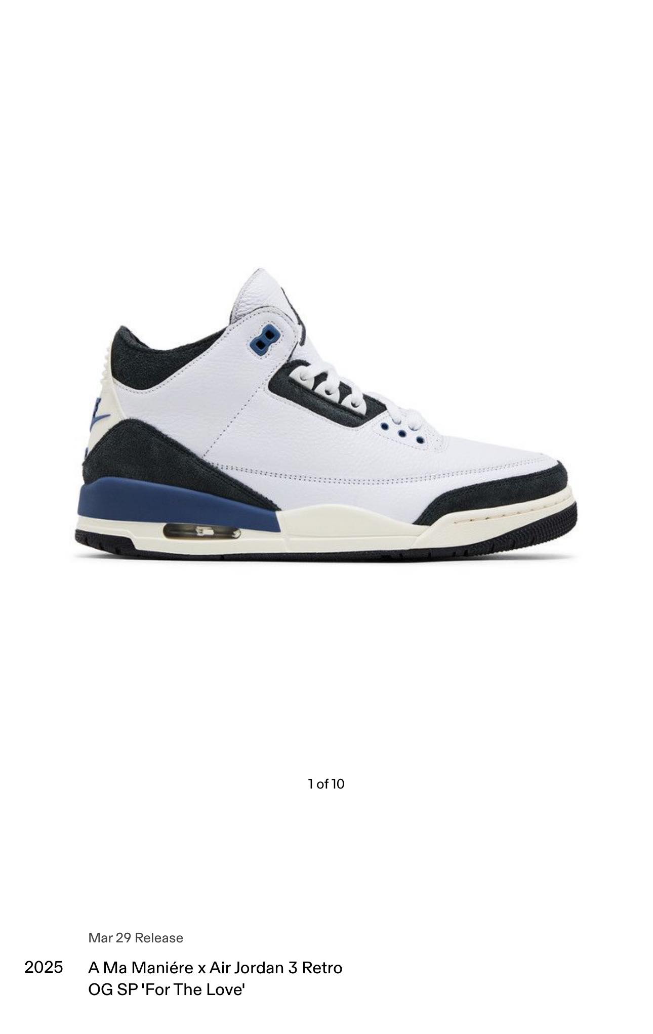Will the price of A Ma Maniere Air Jordan 3 Retro OG SP 