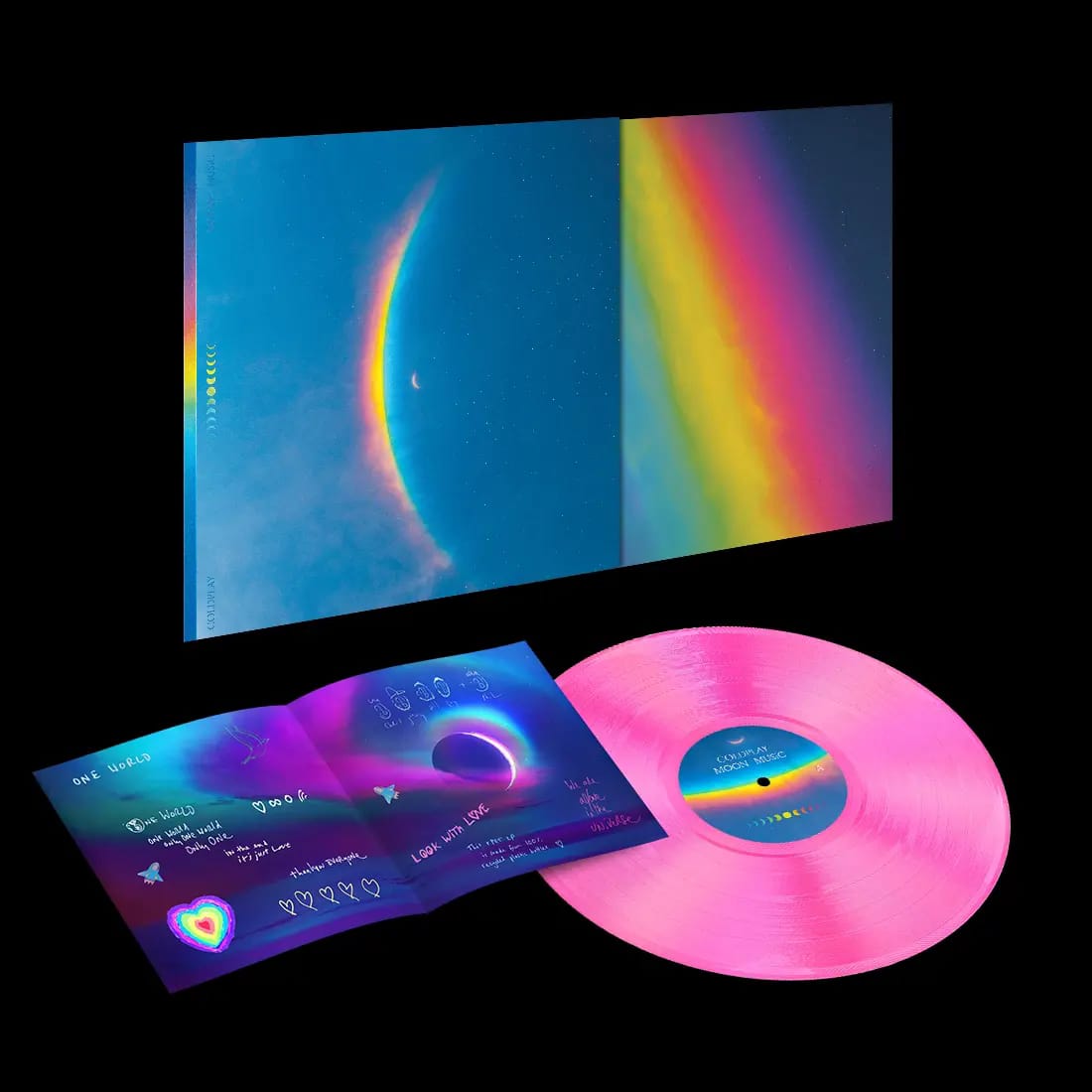 Coldplay's Moon Music zoetrope picture disc is exclusively