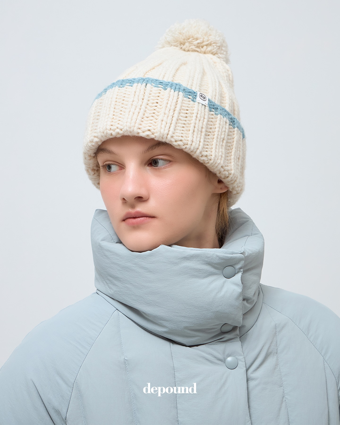 depound 2024 winter collection • stand collar padded jumper 겨울 