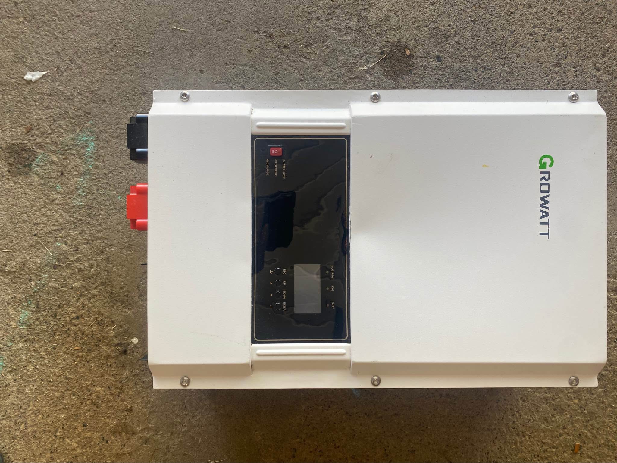Growatt 48V 6kW 120/240V Split Phase Solar Inverter Built-in 80A MPPT ...