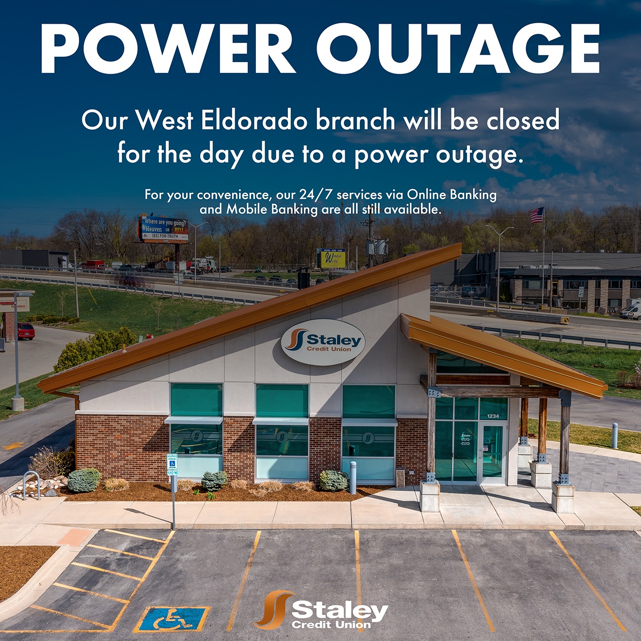 Our West Eldorado branch located at... - Staley Credit Union