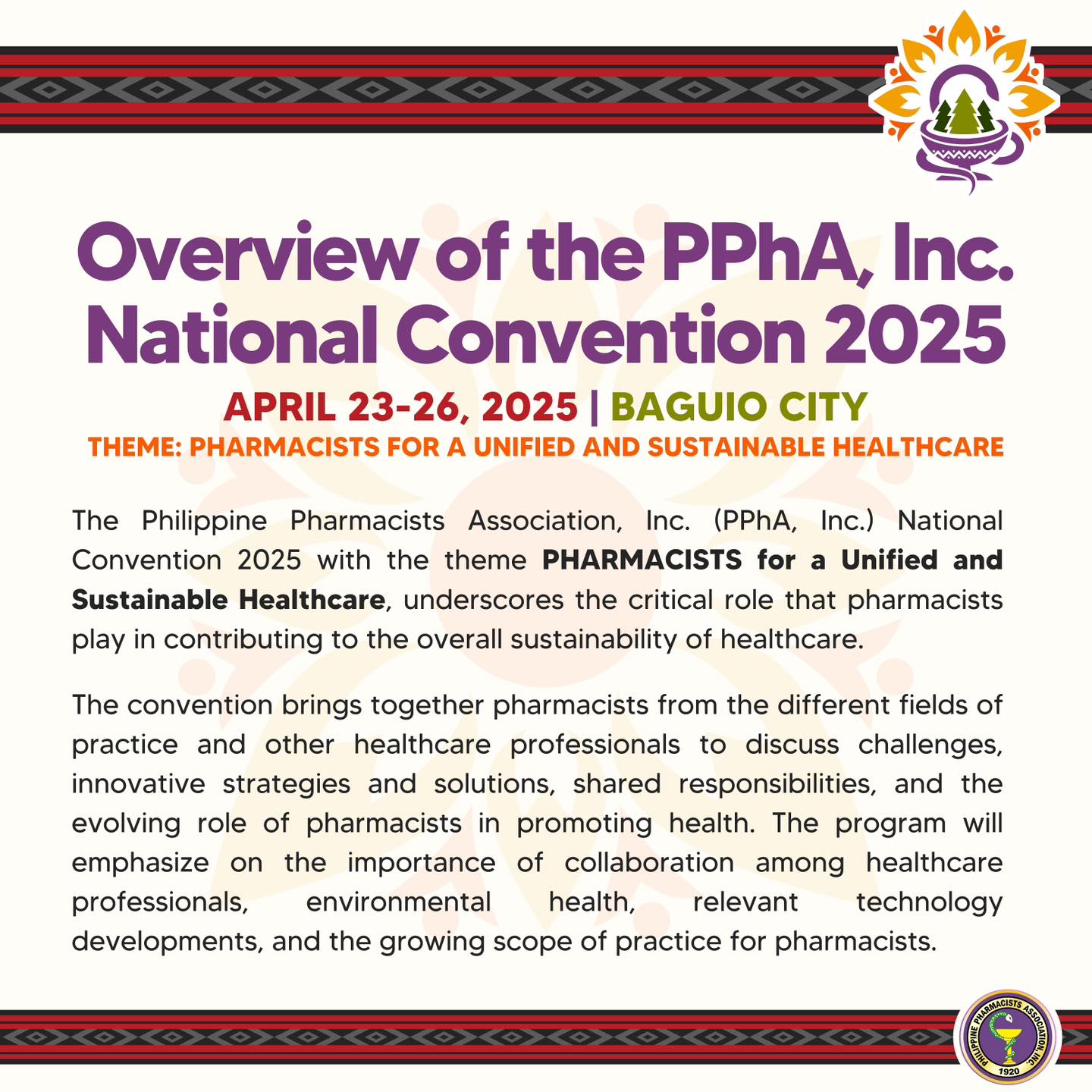📢 PPhA NATIONAL... - Philippine Pharmacists Association Inc. | Facebook