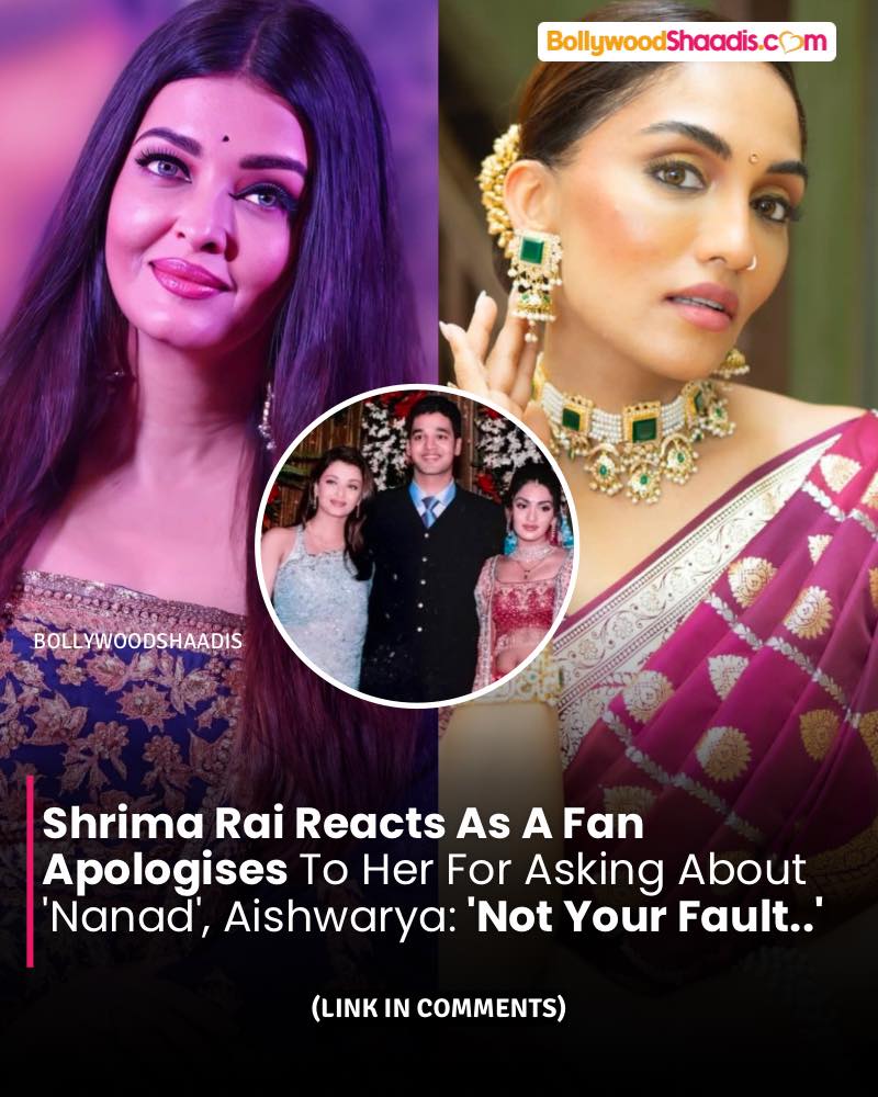 A fan apologised to Shrima Rai for... - BollywoodShaadis.com