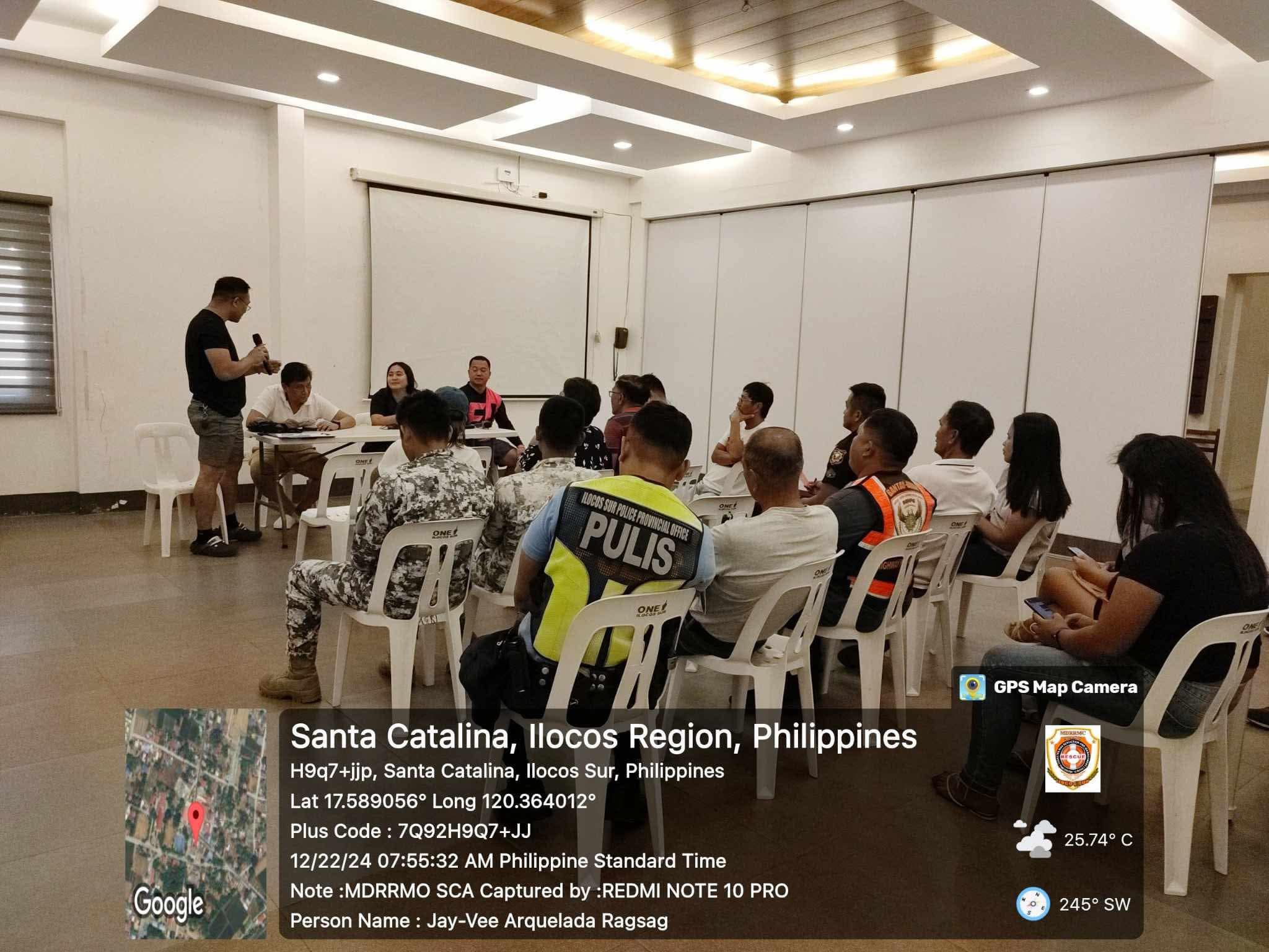 22 December 2024... - MDRRMO, Sta. Catalina, Ilocos Sur | Facebook