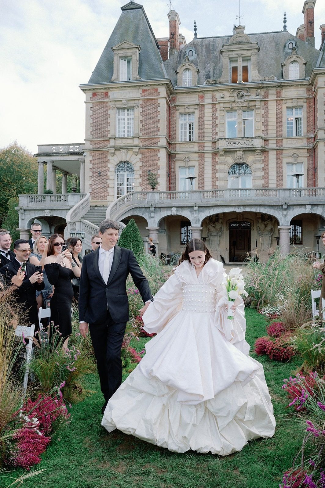 When this Paris-based designer couldn't find her perfect wedding dress, she made it for herself