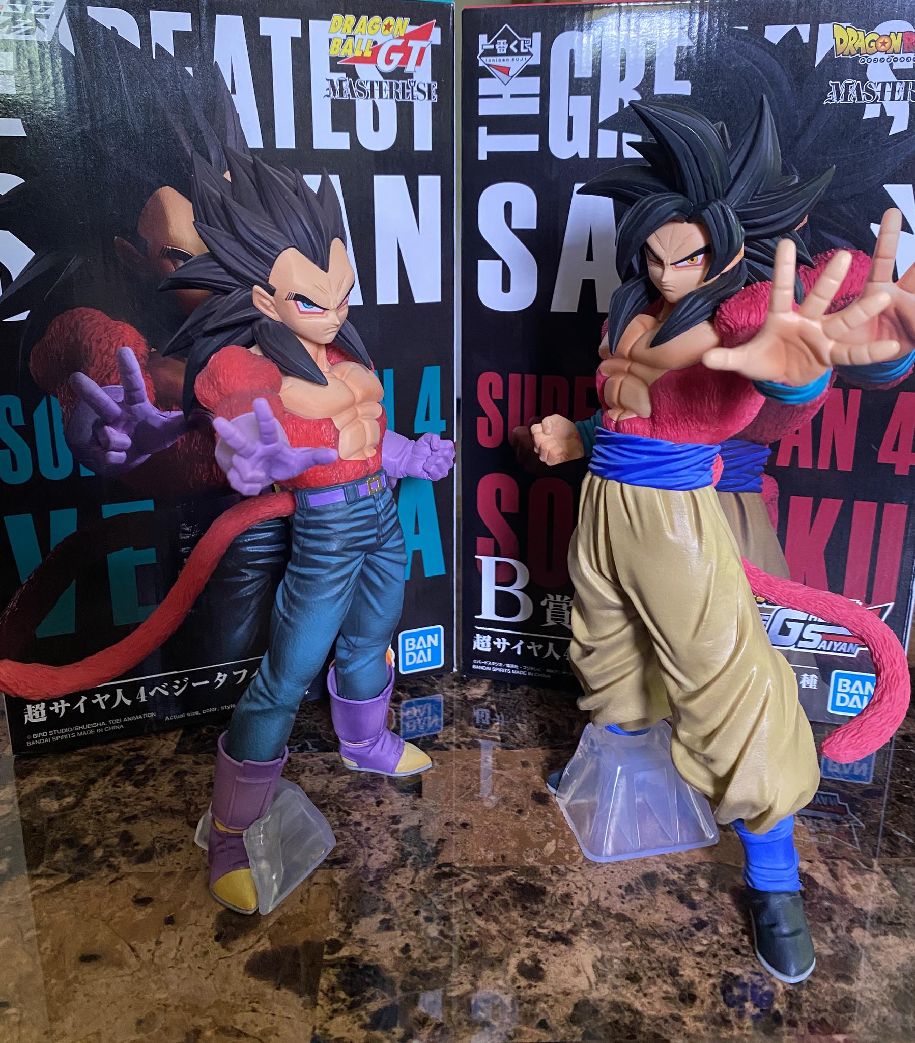 Collecting Ichibankuji Masterlise Extra Extreme Saiyan Figures