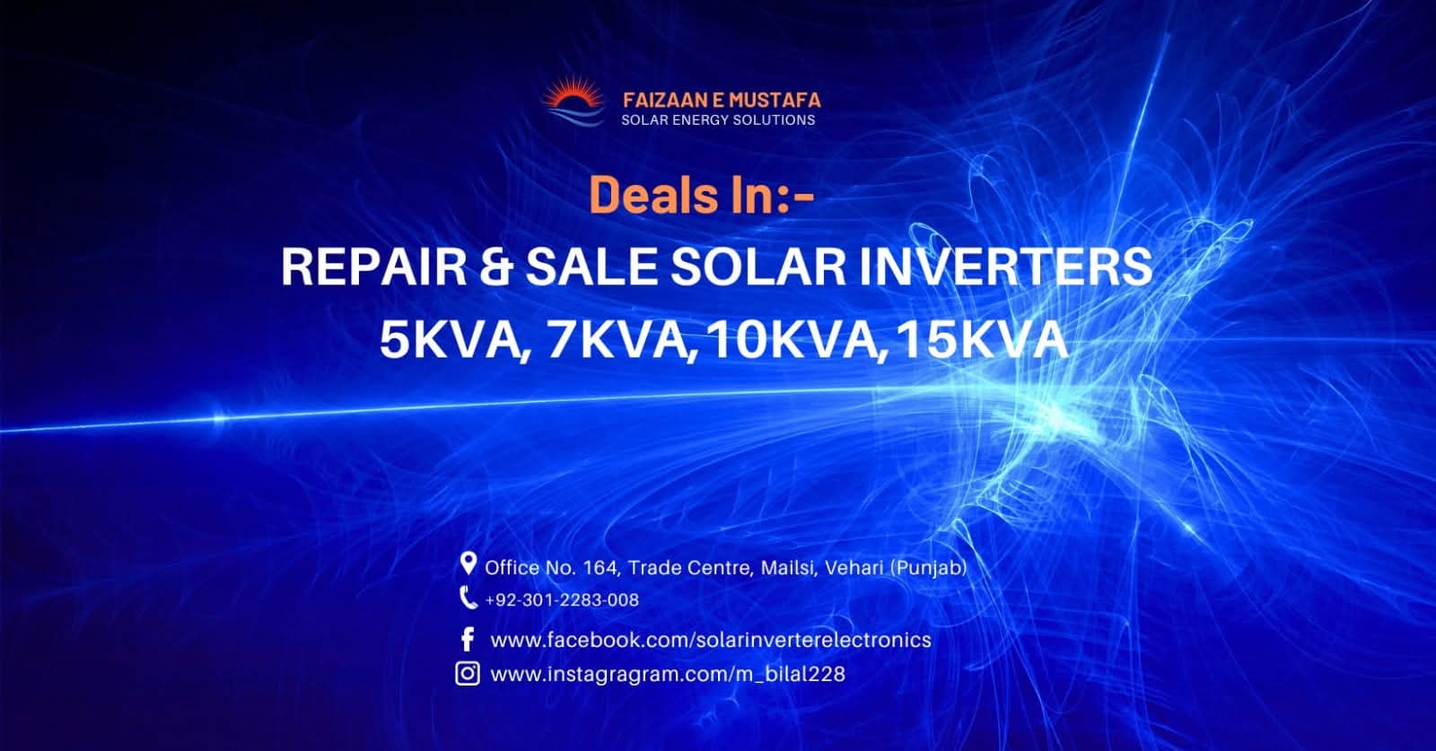 Faizaan e Mustafa Solar Energy Solutions | Mailsi