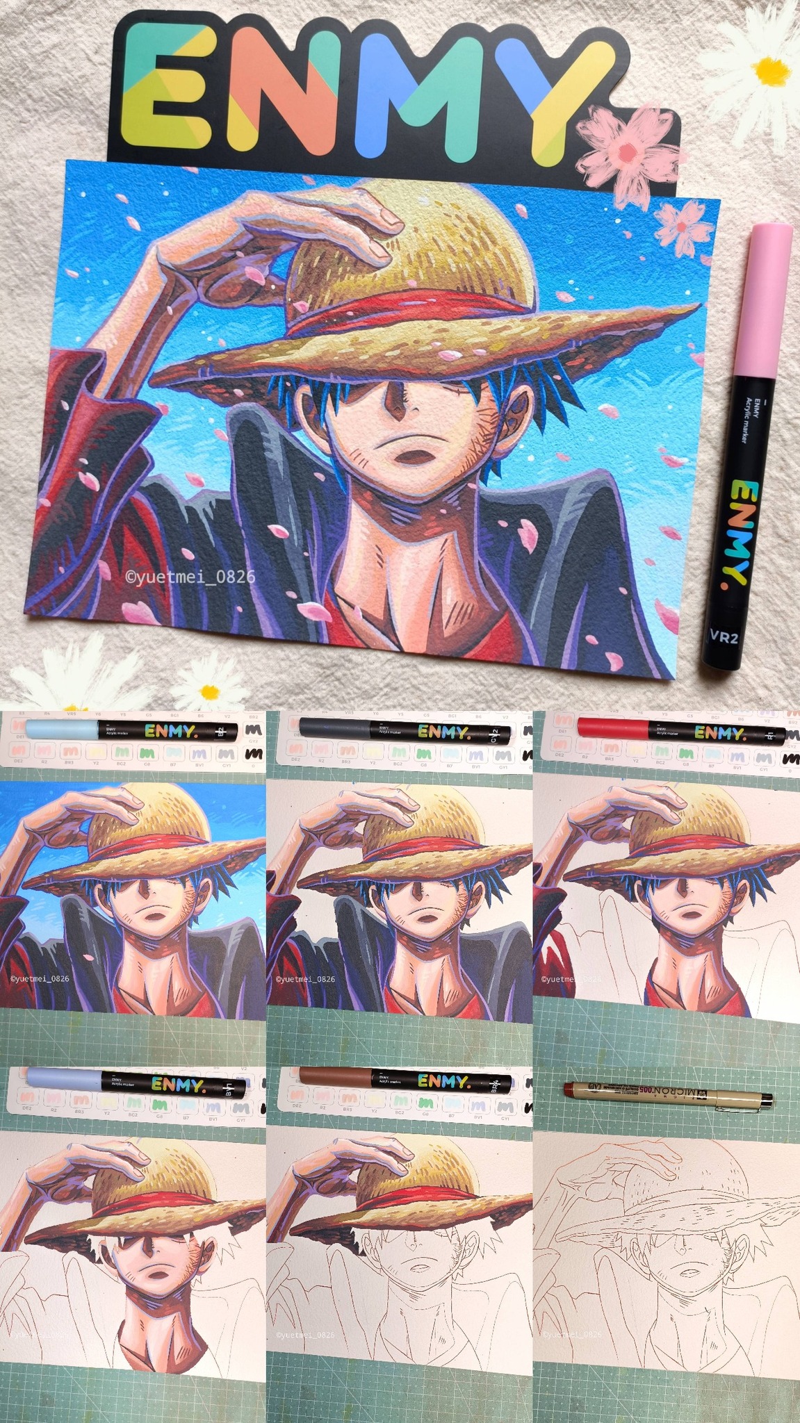 LUFFY's ARTCANVAS 1/8 1000 LOGS Anniversary