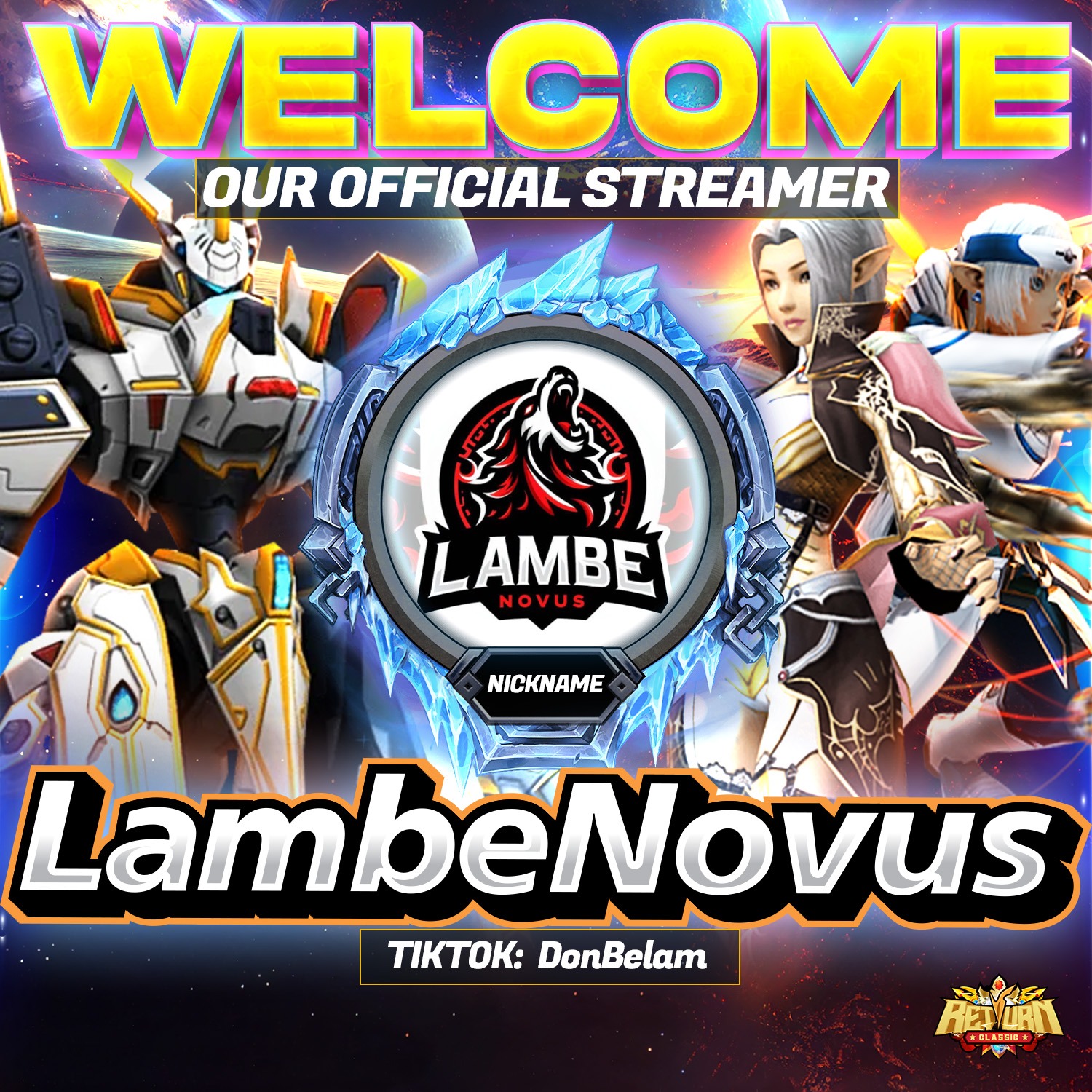 Komunitas - 📢 Welcome to RF RETURN CLASSIC RPG📢 Streamer Name ...
