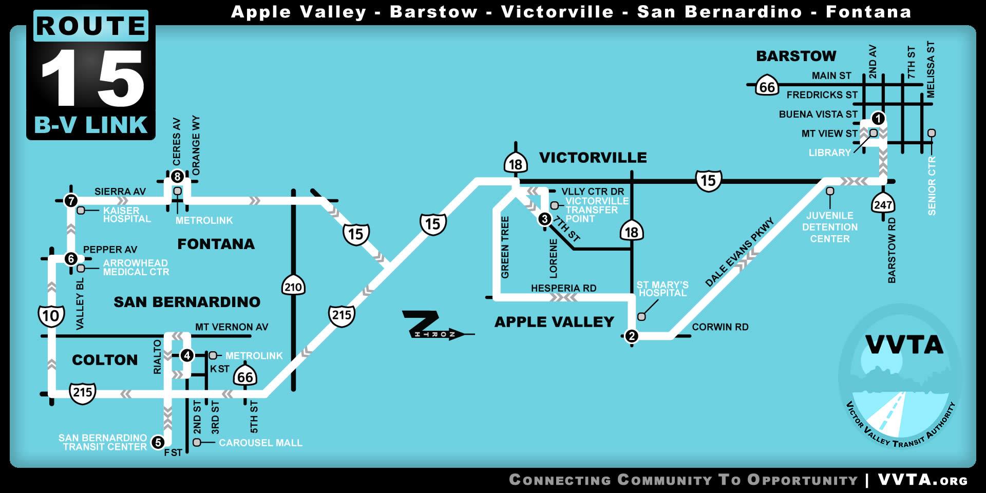 Good news! VVTA Route 15... - Victor Valley Transit Authority