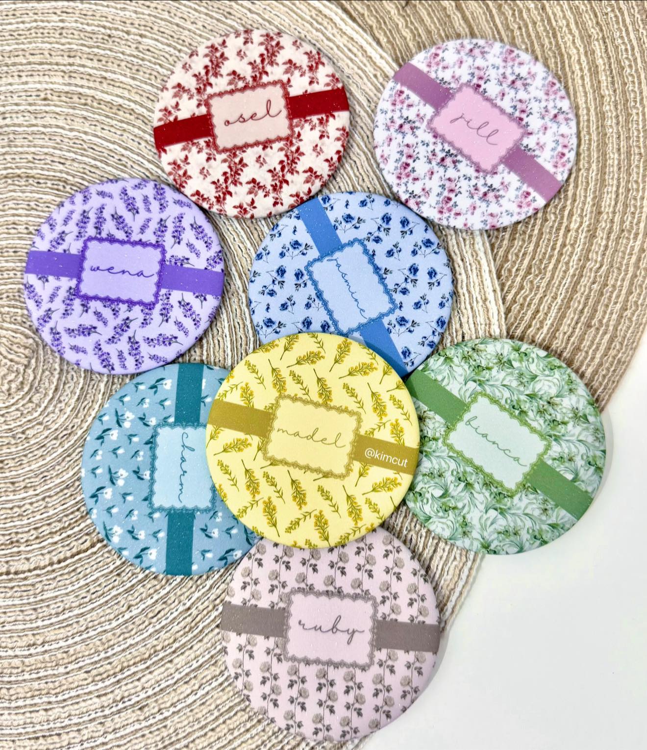 Kimcut - Personalized 75mm pocket mirror. ️ | Facebook