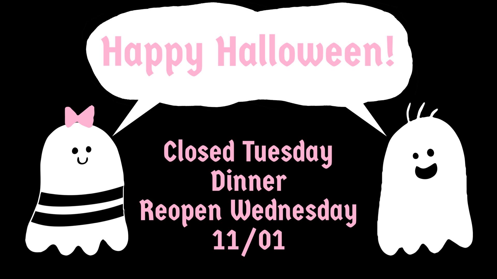 We will be closed Tuesday 10/31 for... - Kyoto Asian Grille
