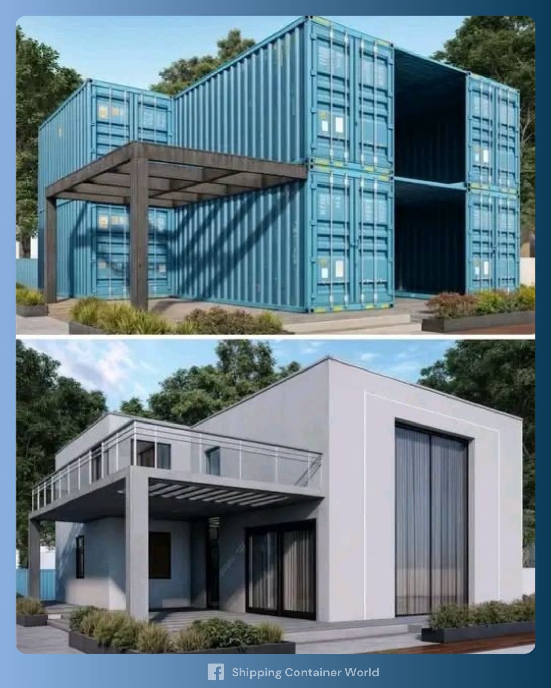 Shipping - Who says shipping containers are just for homes? 🏢🎨 This ...