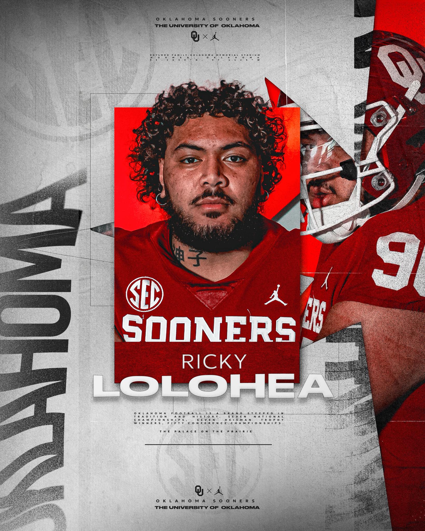 Welcome home, Ricky Lolohea! 🧬 #OUDNA - Oklahoma Football | Facebook
