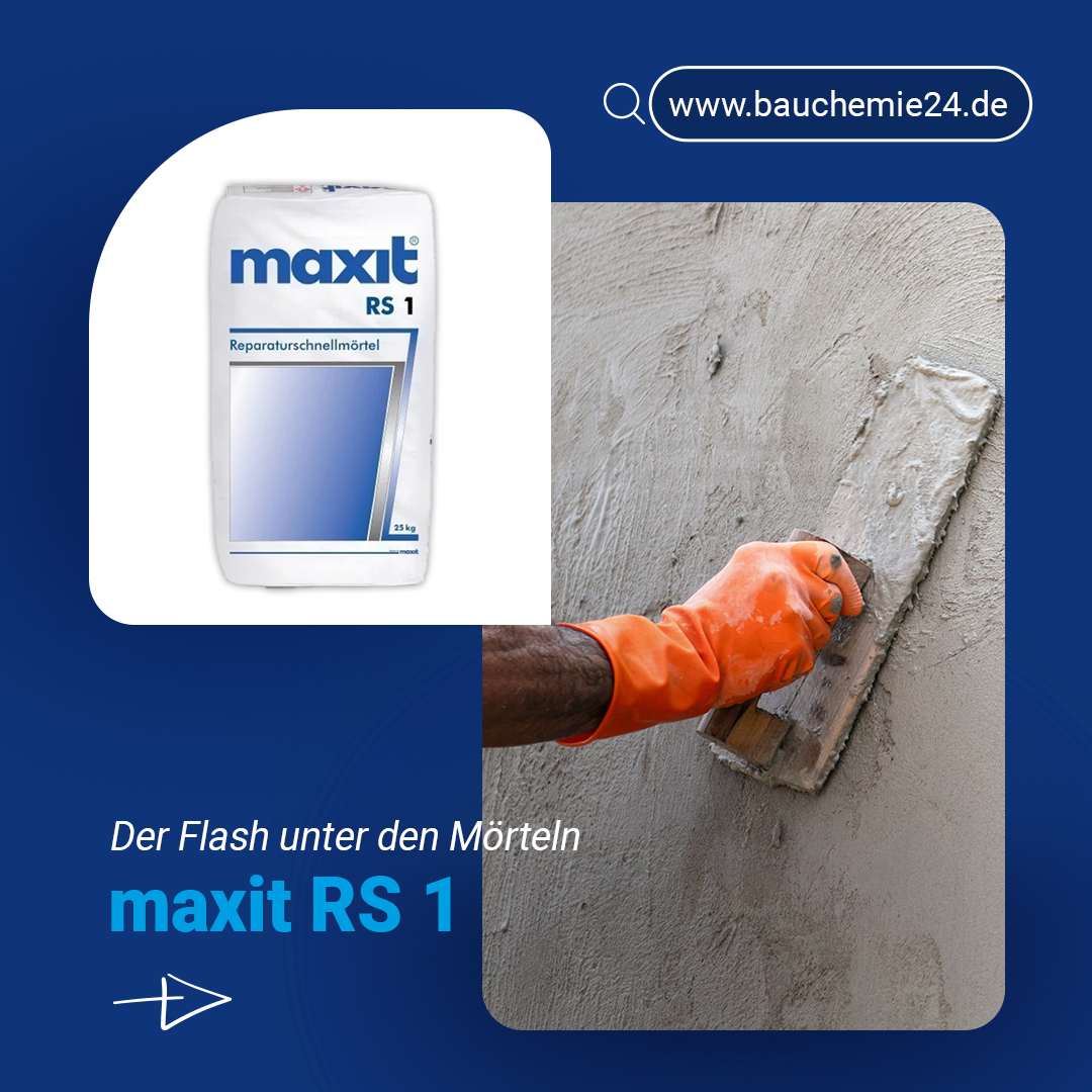 Bauchemie24: Maxit Reparaturschnellmörtel Rs 1 – KBQM