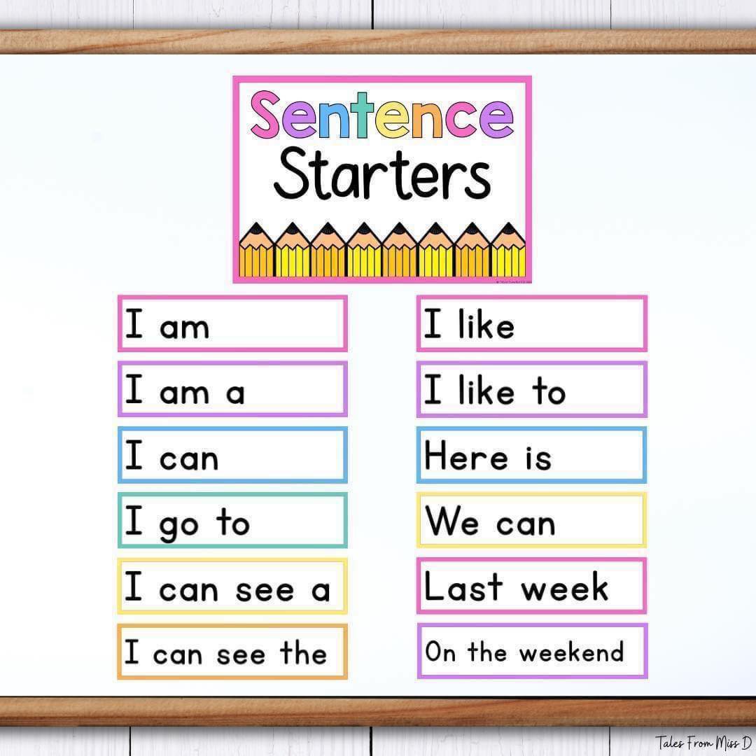 ️ Encourage independent writing with... - Tales From Miss D