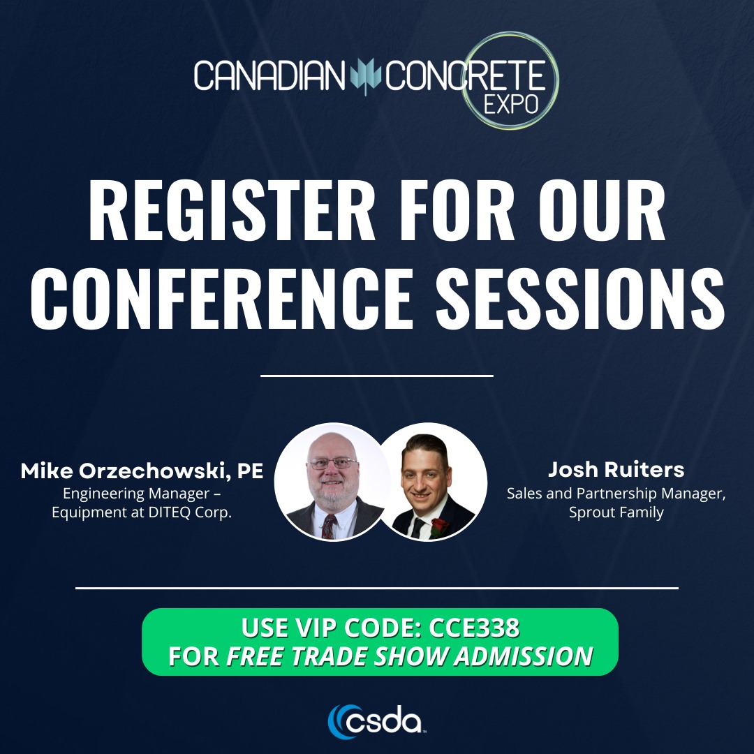 Concrete - Join CSDA at the Canadian Concrete Expo in Toronto, February ...