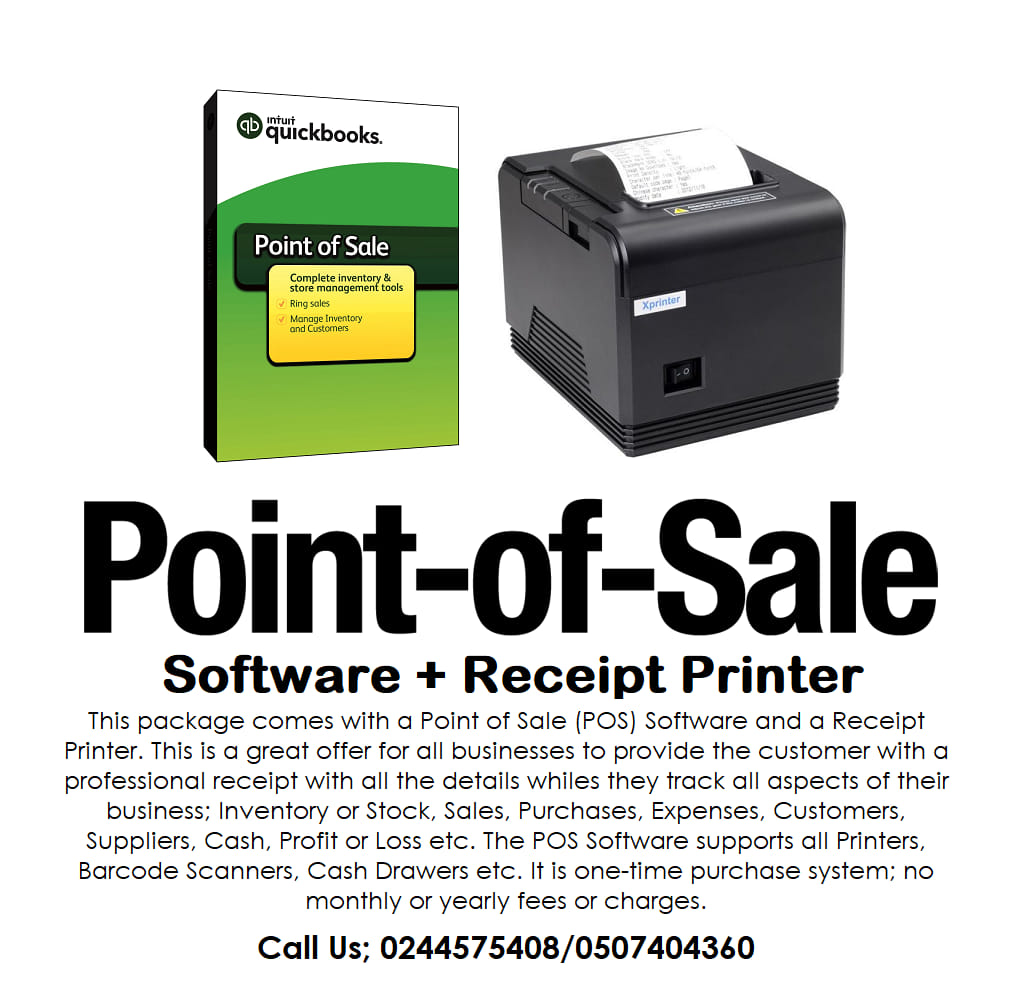 Point of Sale - POS Software + Receipt Printer | Accra
