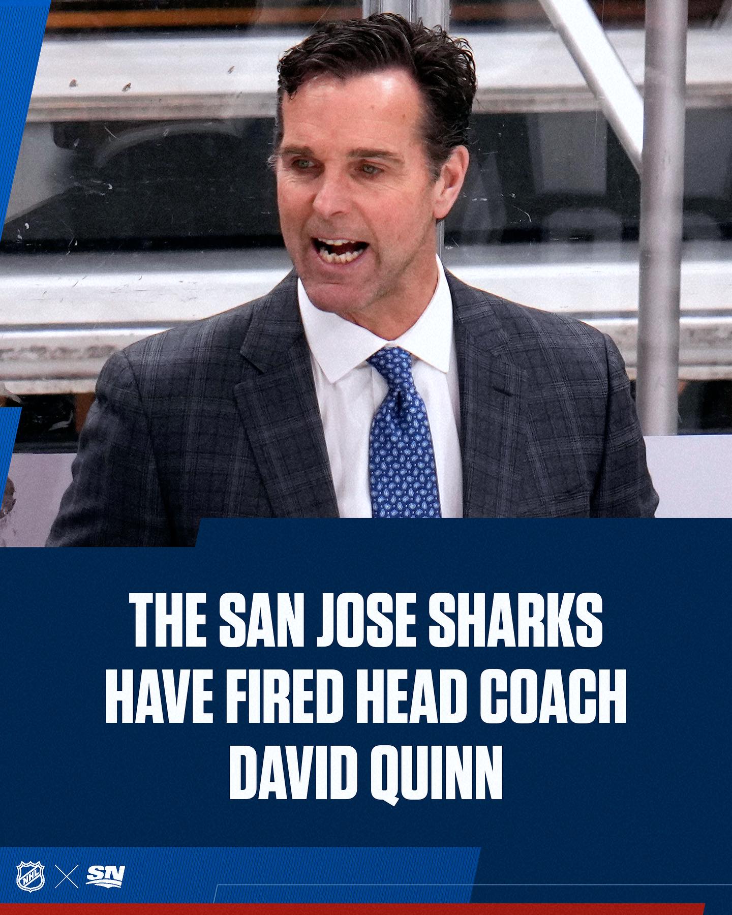 Sportsnet - The Sharks have relieved David Quinn of his... | Facebook