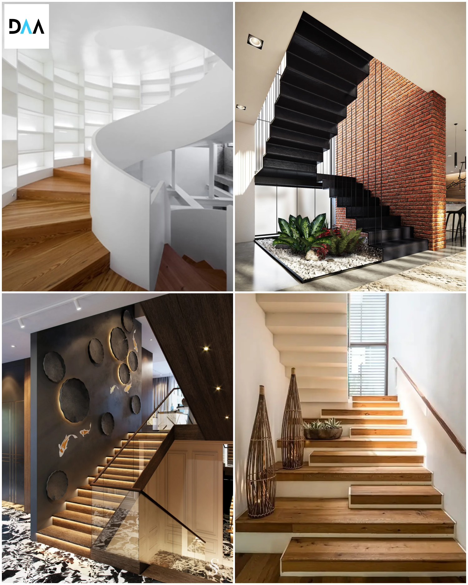 Interior - Wooden Staircase Ideas With Individual Designs (link in ...