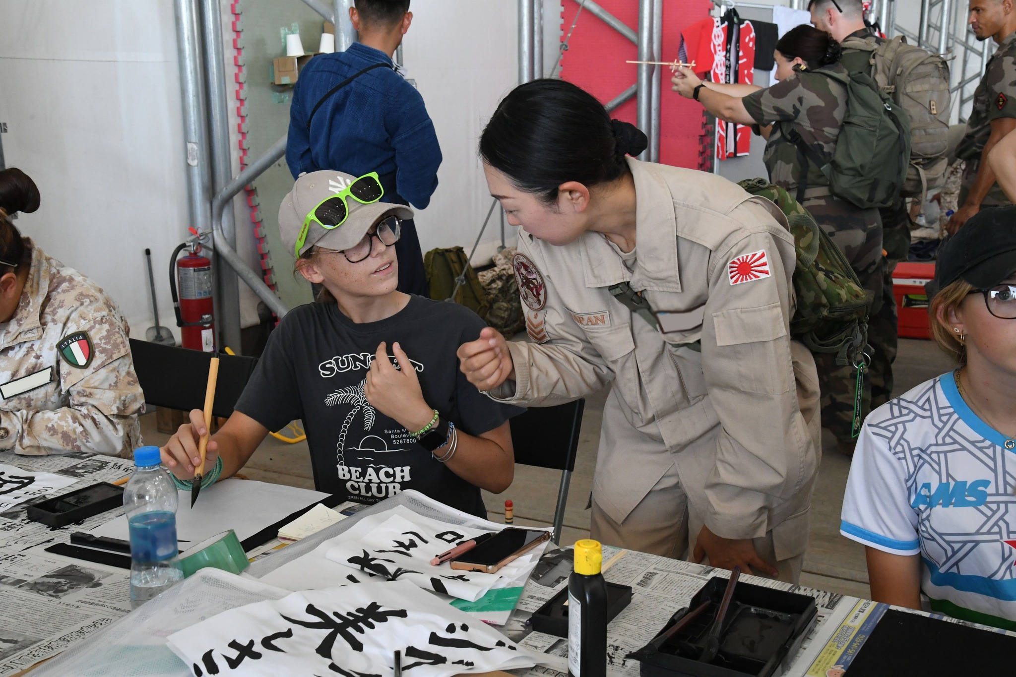 DGPE（派遣海賊対処行動支援隊）は、米軍キャンプレモニエにて開催され