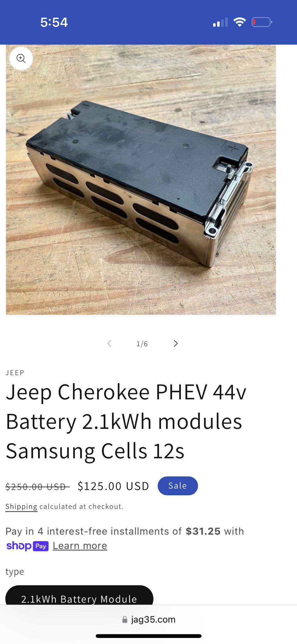 What is a good BMS to use with Honda clarity packs for a jeep?