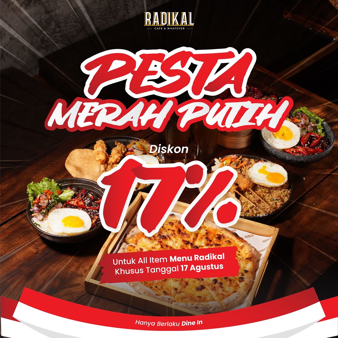 PESTA MERAH PUTIH 🇮🇩🇮🇩 Hari Merdeka... - Rasa di Kalbu Food