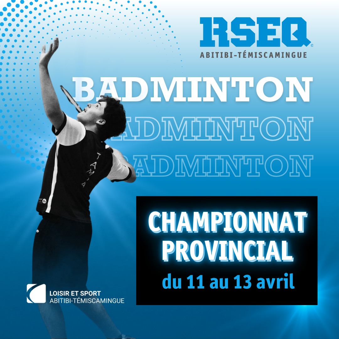 RSEQ - 𝔹𝔸𝔻𝕄𝕀ℕ𝕋𝕆ℕ Le 𝑪𝒉𝒂𝒎𝒑𝒊𝒐𝒏𝒏𝒂𝒕 𝒑𝒓𝒐𝒗𝒊𝒏𝒄𝒊𝒂l 𝒔𝒄𝒐𝒍𝒂𝒊𝒓𝒆 𝑫3 de badminton ...