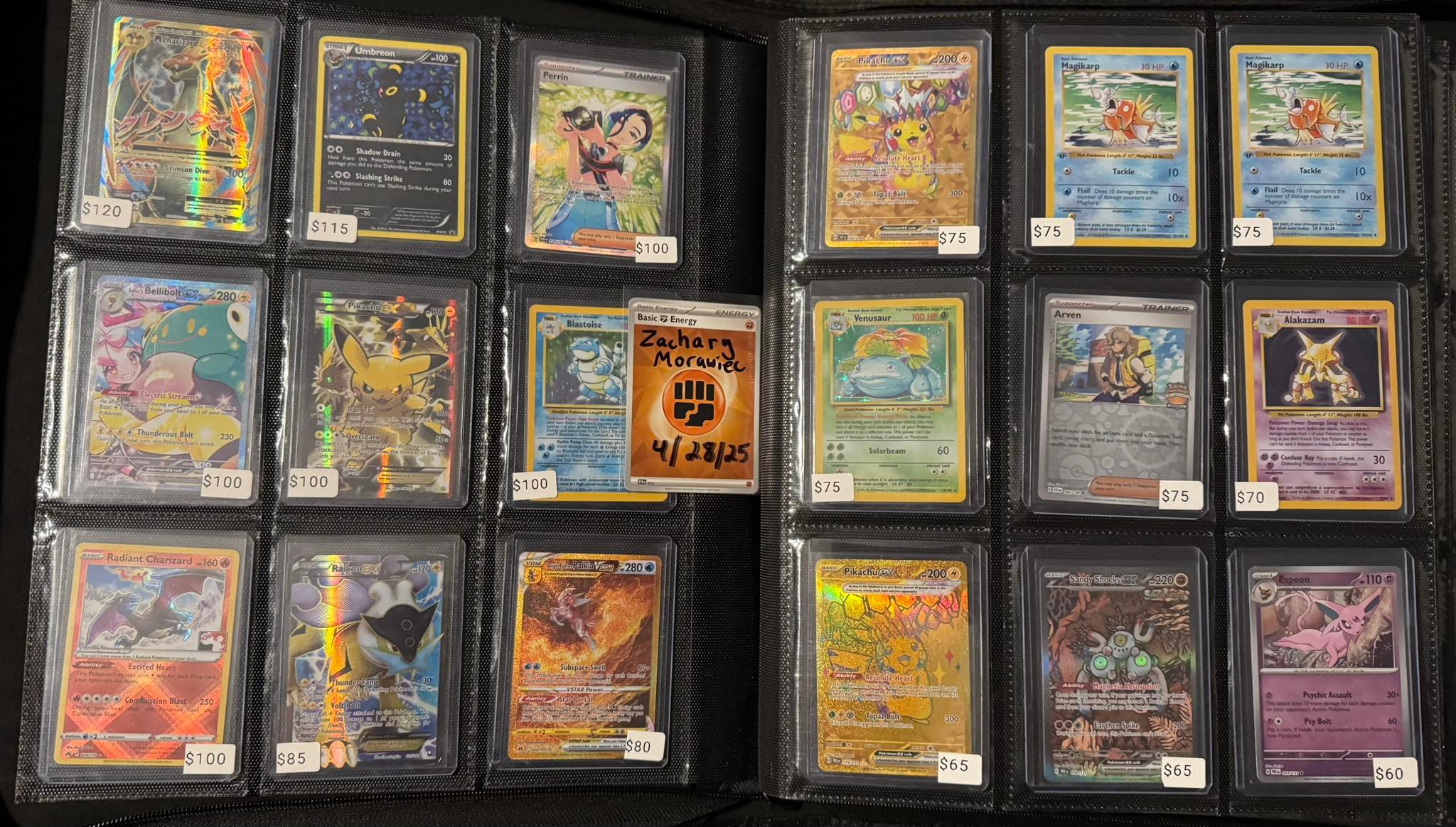 Japanese Pokémon cards for sale, various prices, PayPal G/S accepted